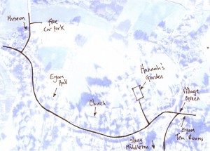 Map of Eyam Village